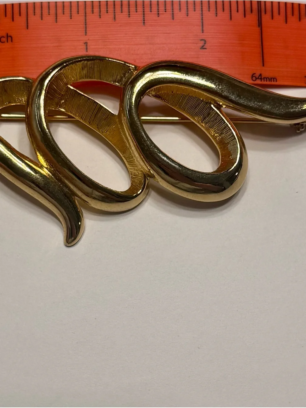 Gold-Tone Swirl Statement Brooch - Women's Costume Jewelry